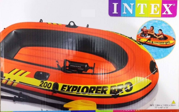 Bontatlan Intex Explorer Pro 200 gumicsnak szett 196x102 gumi csnak