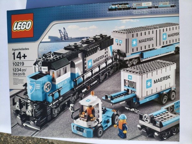 Bontatlan LEGO 10219 Maersk tehervonat 2011 vonat szett