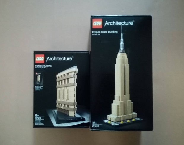 Bontatlan LEGO Architecture 21023 Flatiron + 21046 Empire State Fox.r