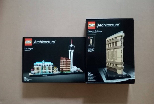 Bontatlan LEGO Architecture 21023 Flatiron + 21047 Las Vegas Fox.rban