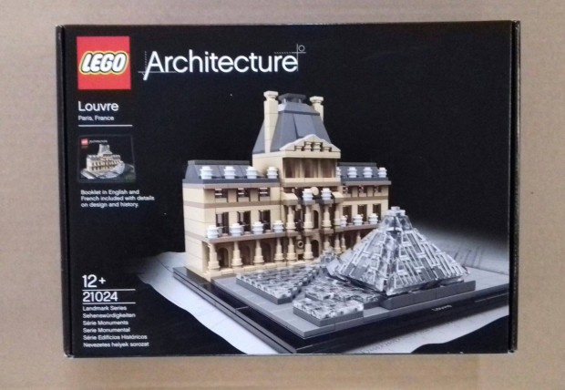 Bontatlan LEGO Architecture 21024 Louvre. Creator City utnvt GLS Fox