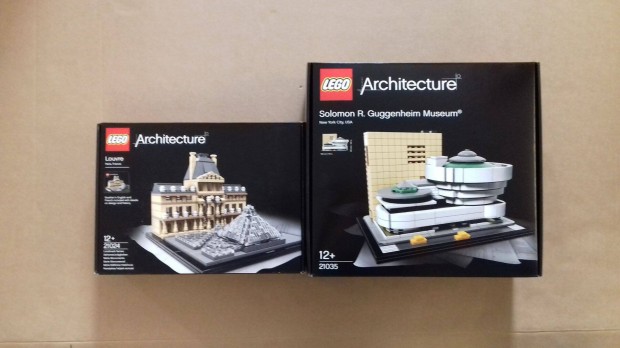Bontatlan LEGO Architecture 21024 Louvre + 21035 Solomon Mzeum Foxrb