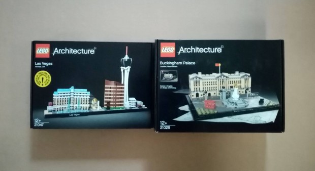 Bontatlan LEGO Architecture 21029 Buckingham + 21047 Vegas Fox.az rba