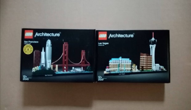 Bontatlan LEGO Architecture 21043 San Francisco + 21047 Vegas Fox.rba