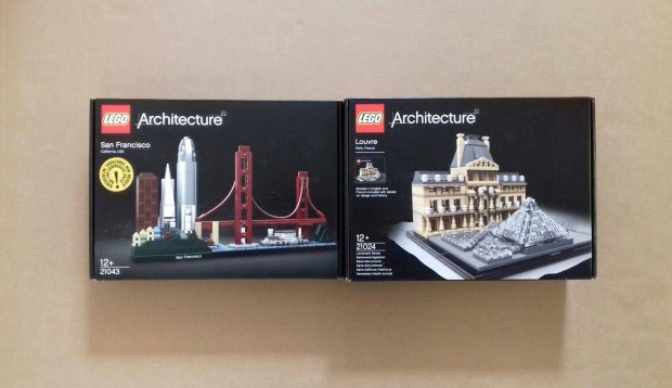 Bontatlan LEGO Architecture 21043 San Francisco kis hiba + 21024 Foxr