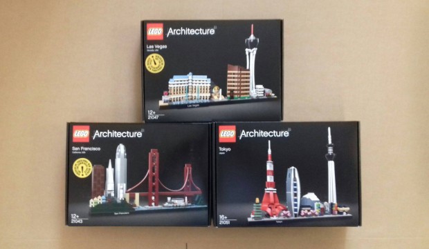 Bontatlan LEGO Architecture 21043 + 21047 + 21051 hibtlanok Fox.r