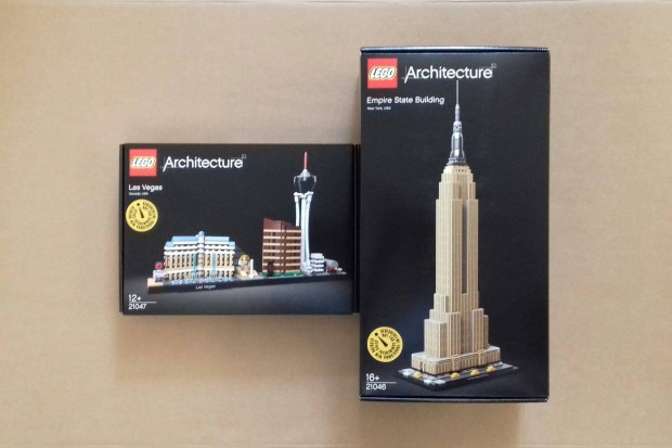 Bontatlan LEGO Architecture 21046 Empire + 21047 Vegas kis hiba Fox.r