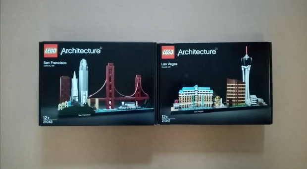 Bontatlan LEGO Architecture 21047 Las Vegas + 21043 San hibtlan Foxr