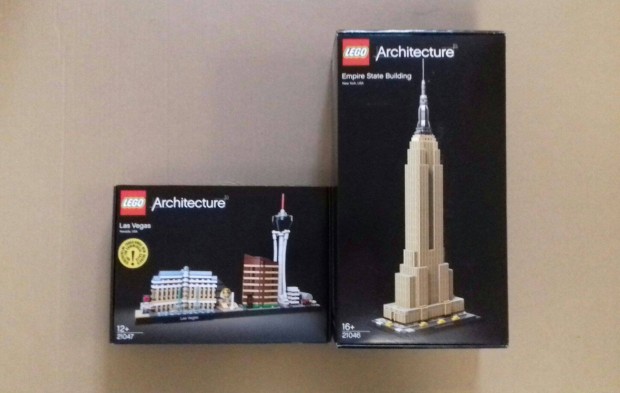 Bontatlan LEGO Architecture 21047 Las Vegas + 21046 Empire Fox.az rba