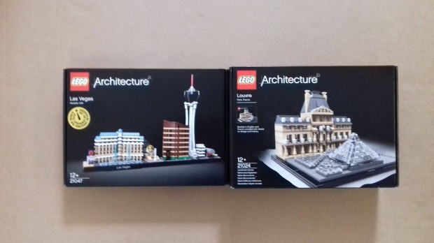 Bontatlan LEGO Architecture 21047 Las Vegas kishiba+ 21024 Louvre Fox