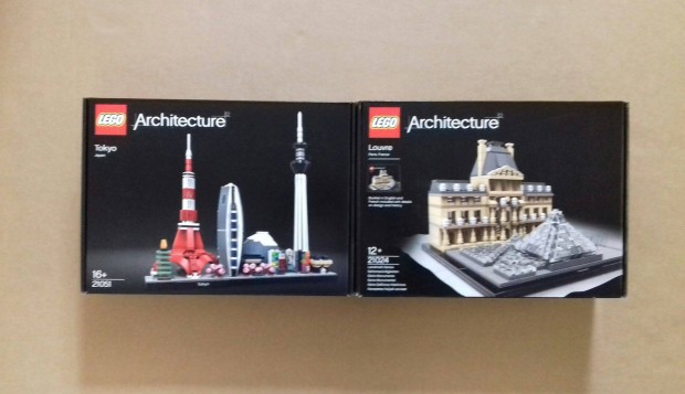 Bontatlan LEGO Architecture 21051 Tokyo + 21024 Louvre. Fox.az rban