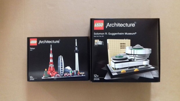 Bontatlan LEGO Architecture 21051 Tokyo + 21035 Mzeum Foxpost az rba