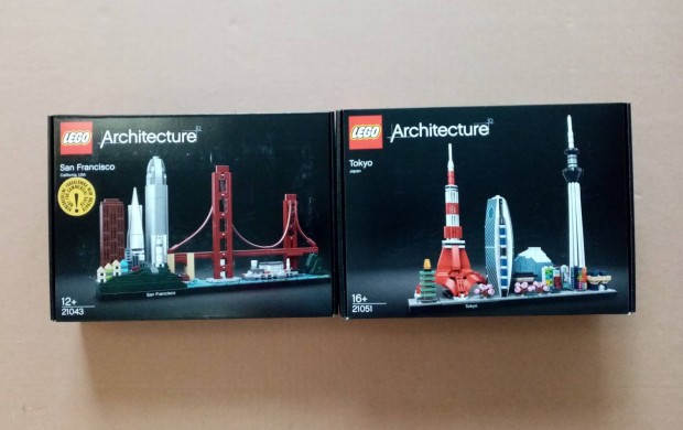 Bontatlan LEGO Architecture 21051 Tokyo + 21043 kis kopssal. Fox.rba