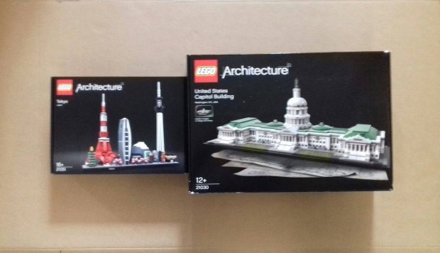 Bontatlan LEGO Architecture 21051 Tokyo, hibtlan + 21030 srlt Foxr