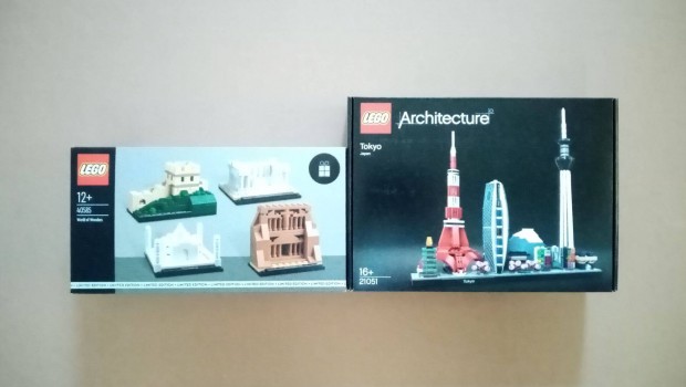 Bontatlan LEGO Architecture 40585 World of Wonders + 21051 Tokyo Foxr