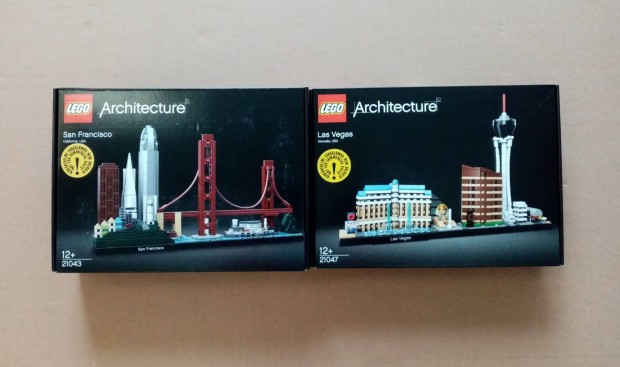 Bontatlan LEGO Architecture kis hibkkal: 21043 + 21047 Vegas Fox.rba