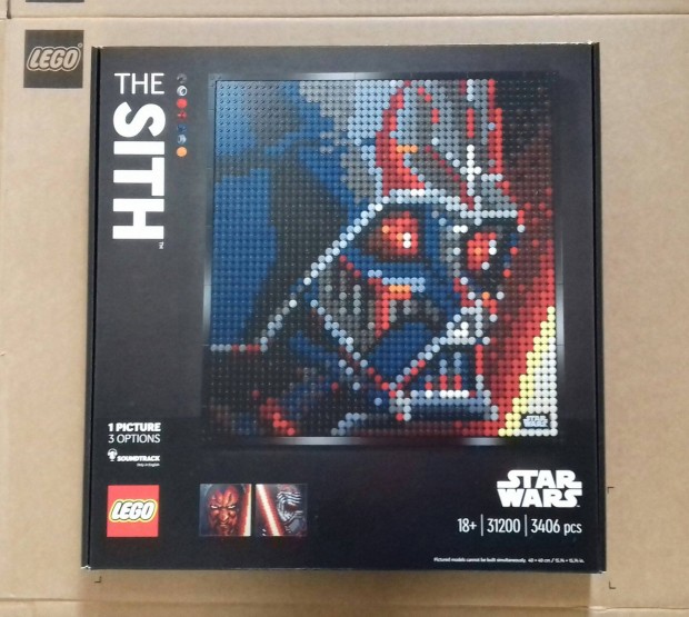 Bontatlan LEGO Art Star Wars 31200 The Sith. Utnvt Foxpost GLS Posta