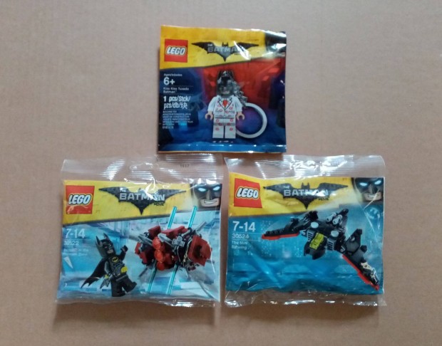 Bontatlan LEGO Batman 30522 Phantom + 30524 Batwing + 5004928 Foxrban