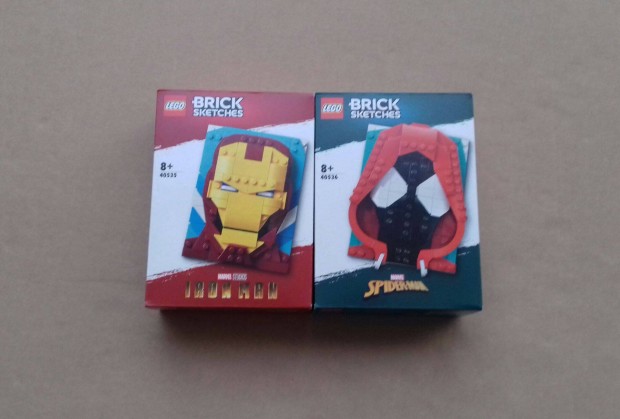 Bontatlan LEGO Brick Sketches 40535 Ironman 40536 Miles Morales Foxrb