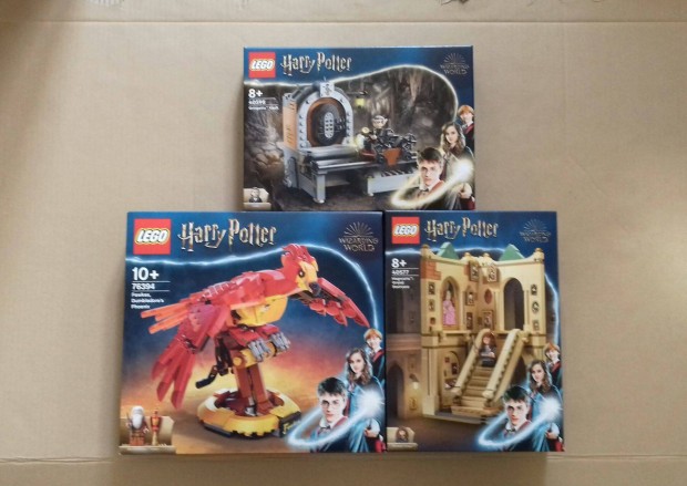 Bontatlan LEGO Harry Potter 76384 Fawkes 40577 Lépcső 40598 Széf Foxár