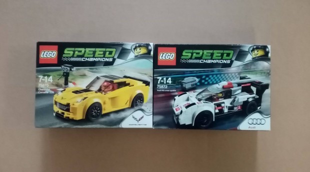 Bontatlan LEGO Speed Champions 75870 Chevrolet + 75872 Audi R18 Foxrb