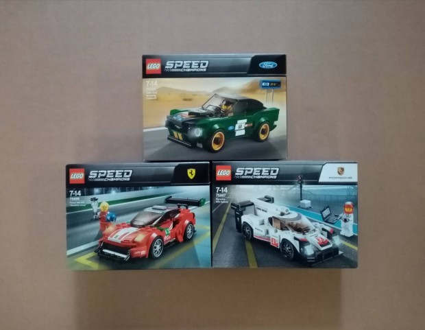 Bontatlan LEGO Speed Champions 75884 Ford + 75886 + 75887 Fox.az rba