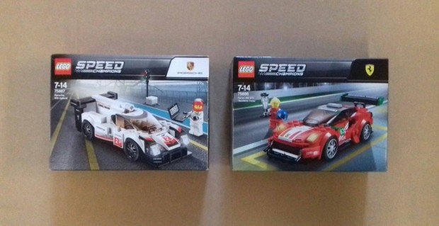 Bontatlan LEGO Speed Champions 75886 Ferrari 488 + 75887 Porsche Foxr