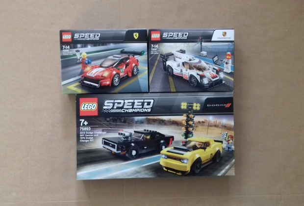 Bontatlan LEGO Speed Champions 75886 Ferrari + 75887 + 75893 Fox.rban