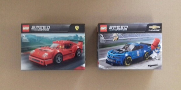 Bontatlan LEGO Speed Champions 75890 Ferrari F40 + 75891 Camaro Fox.r