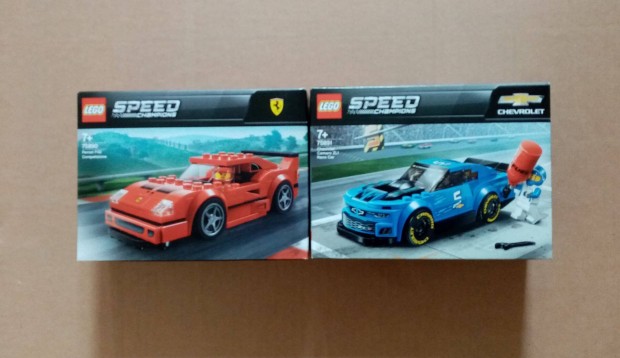 Bontatlan LEGO Speed Champions 75890 Ferrari + 75891 Chevrolet Foxrba