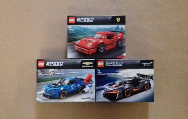 Bontatlan LEGO Speed Champions 75890 + 75891 + 75892 Foxpost az rban