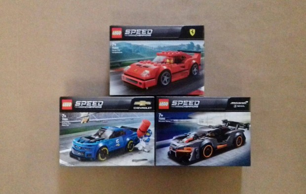 Bontatlan LEGO Speed Champions 75890 + 75891 + 75892 Mclaren utánvét