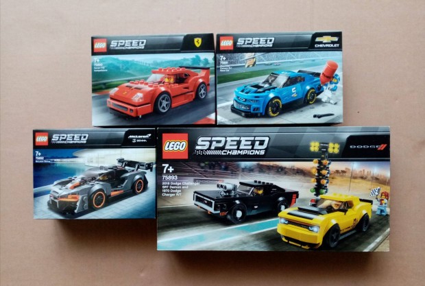 Bontatlan LEGO Speed Champions 75890 + 75891 + 75892 + 75893 utánvét