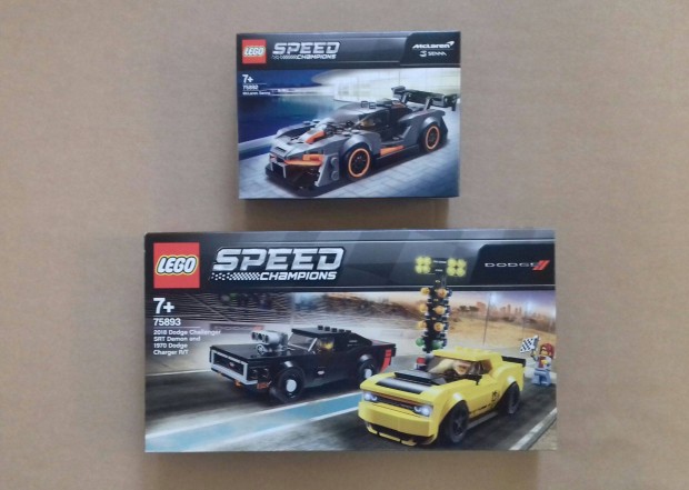 Bontatlan LEGO Speed Champions 75892 Mclaren + 75893 Dodge Fox.az rba