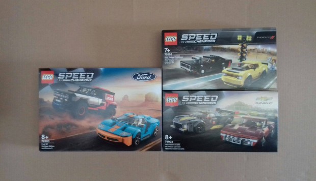 Bontatlan LEGO Speed Champions 75893 + 76903 +76905 Ford Fox.az rban