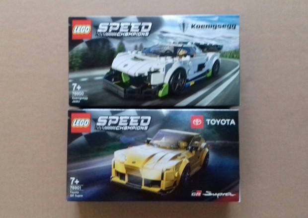 Bontatlan LEGO Speed Champions 76900 Koenigsegg + 76901 Toyota Foxrba