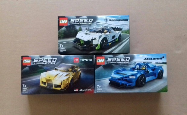 Bontatlan LEGO Speed Champions 76900 + 76901 Toyota + 76902 Fox.rban