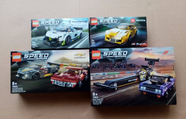 Bontatlan LEGO Speed Champions 76900 + 76901 + 76903 + 76904 Fox.rban