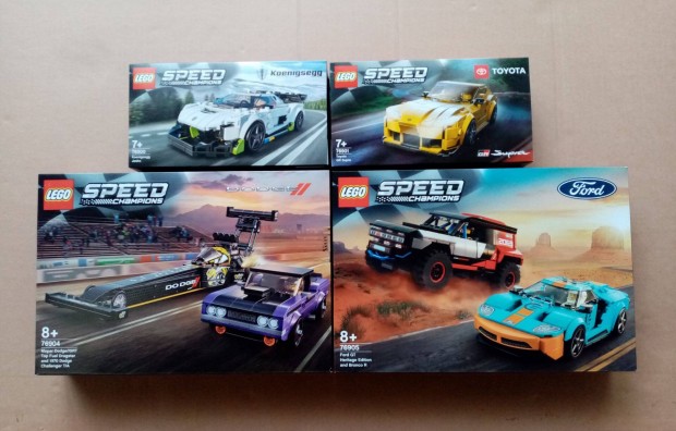 Bontatlan LEGO Speed Champions 76900 + 76901 + 76904 + 76905 Fox.rban