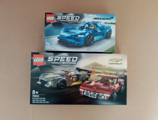 Bontatlan LEGO Speed Champions 76902 Mclaren + 76903 Chevrolet Foxrba