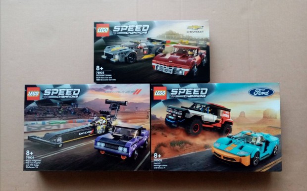 Bontatlan LEGO Speed Champions 76903 + 76904 + 76905 Ford Fox.az rba