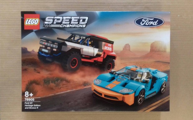 Bontatlan LEGO Speed Champions 76905 Ford GT Heritage & Bronco Foxárba