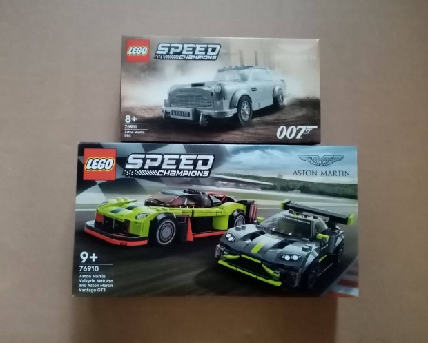 Bontatlan LEGO Speed Champions 76910 Aston Martin + 76911 007 Fox.árba