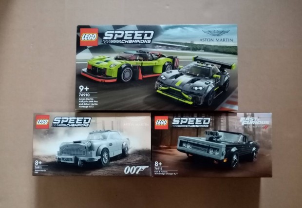 Bontatlan LEGO Speed Champions 76910 + 76911 + 76912 Dodge Fox.az.árba