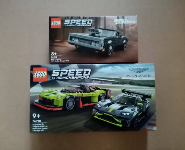 Bontatlan LEGO Speed Champions 76912 Dodge + 76910 Aston Fox.az.árban