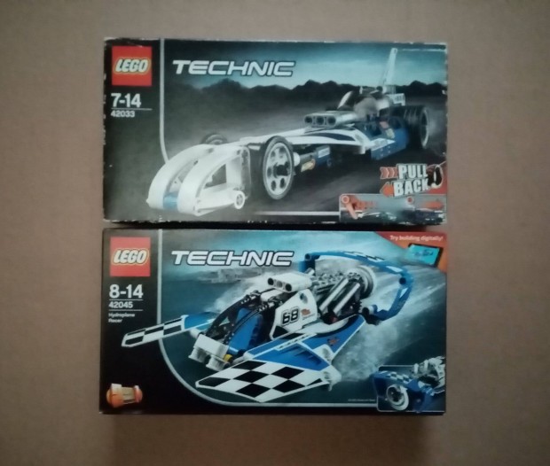 Bontatlan LEGO Technic 42033 Cscstart + 42045 Hydropln Fox.az rban