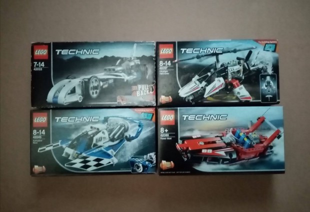 Bontatlan LEGO Technic 42033 + 42045 + 42057 + 42089 Fox.utnvt rban