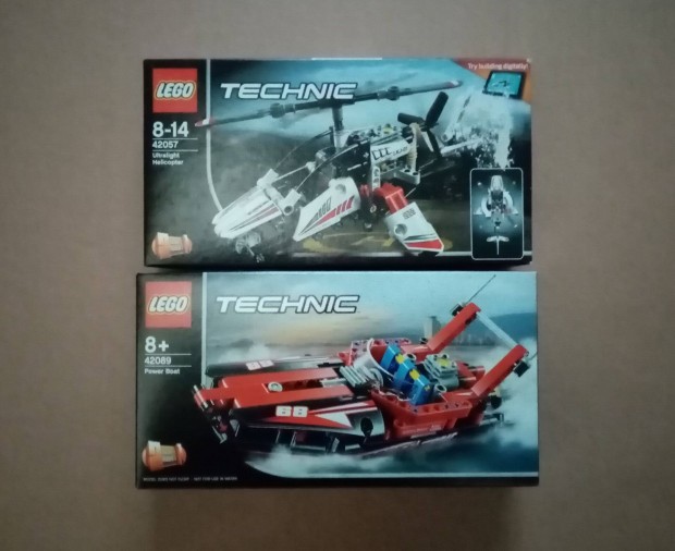 Bontatlan LEGO Technic 42057 Helikopter + 42089 Motorcsnak Fox.azrba