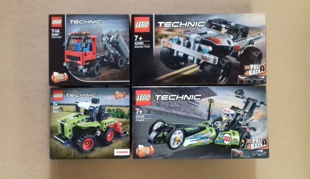 Bontatlan LEGO Technic 42084 + 42090 + 42102 + 42103 Foxpost az árban!