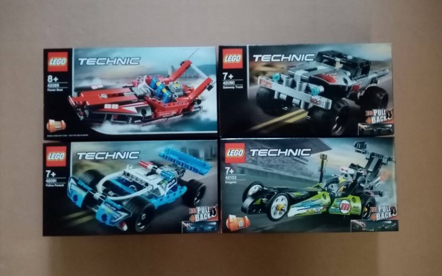 Bontatlan LEGO Technic 42089 + 42090 + 42091 + 42103 Fox.az rban